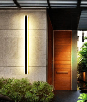 Exterior / Interior LED Tri-CCT Rectangular with Frosted Diffuser Wall Lights (L1450mm) IP65