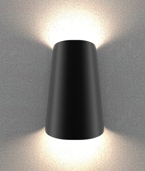 Exterior LED Tri-CCT Surface Mounted Cone Up/Down Wall Lights IP65