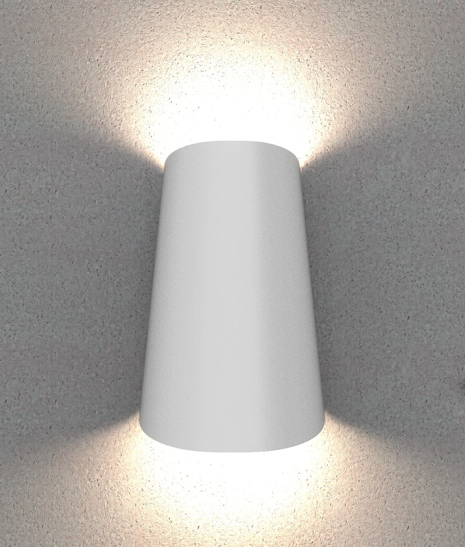 Exterior LED Tri-CCT Surface Mounted Cone Up/Down Wall Lights IP65