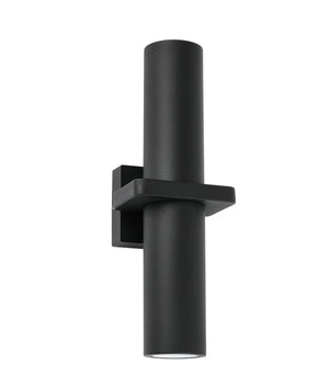 Exterior Black Up/Down Single Pillar Spot Light IP65