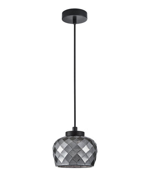 Interior LED Tri-CCT Glass with Segments Ellipse Pendant Lights