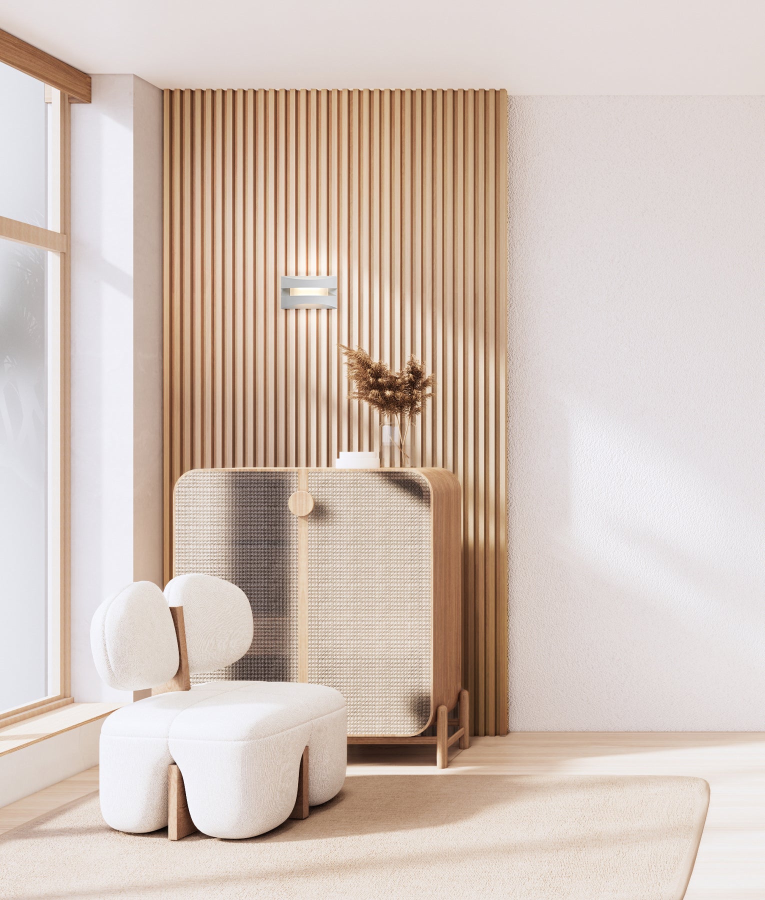 Interior LED Tri-CCT Rectangular Up/Down Dimmable Wall Light