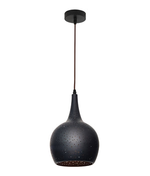 Modern Bohemian Rustic Embossed Bell Shape Pendant Light