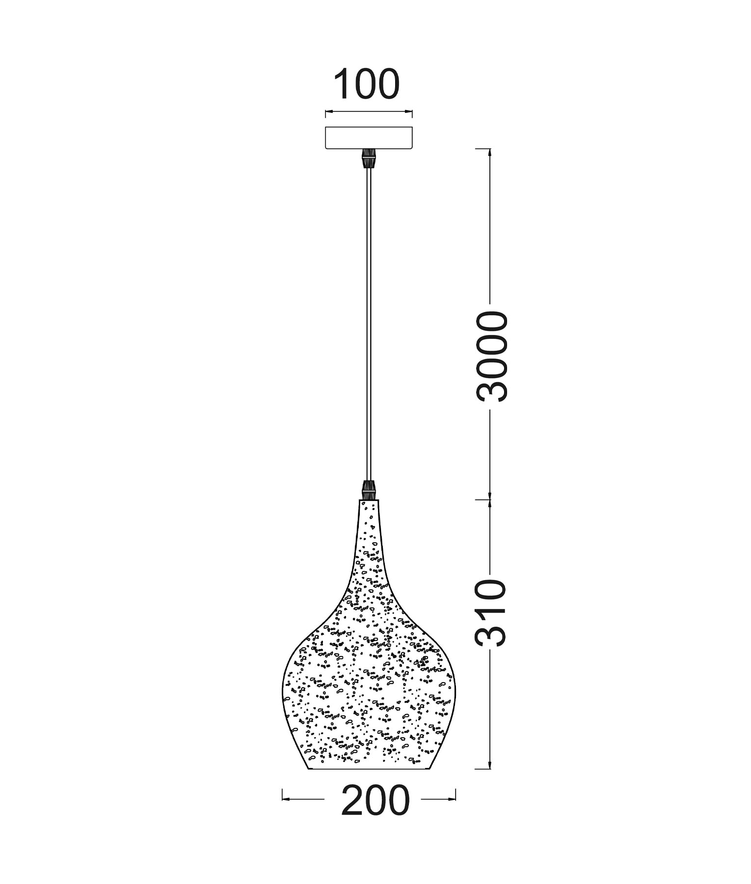 Modern Bohemian Rustic Embossed Bell Shape Pendant Light