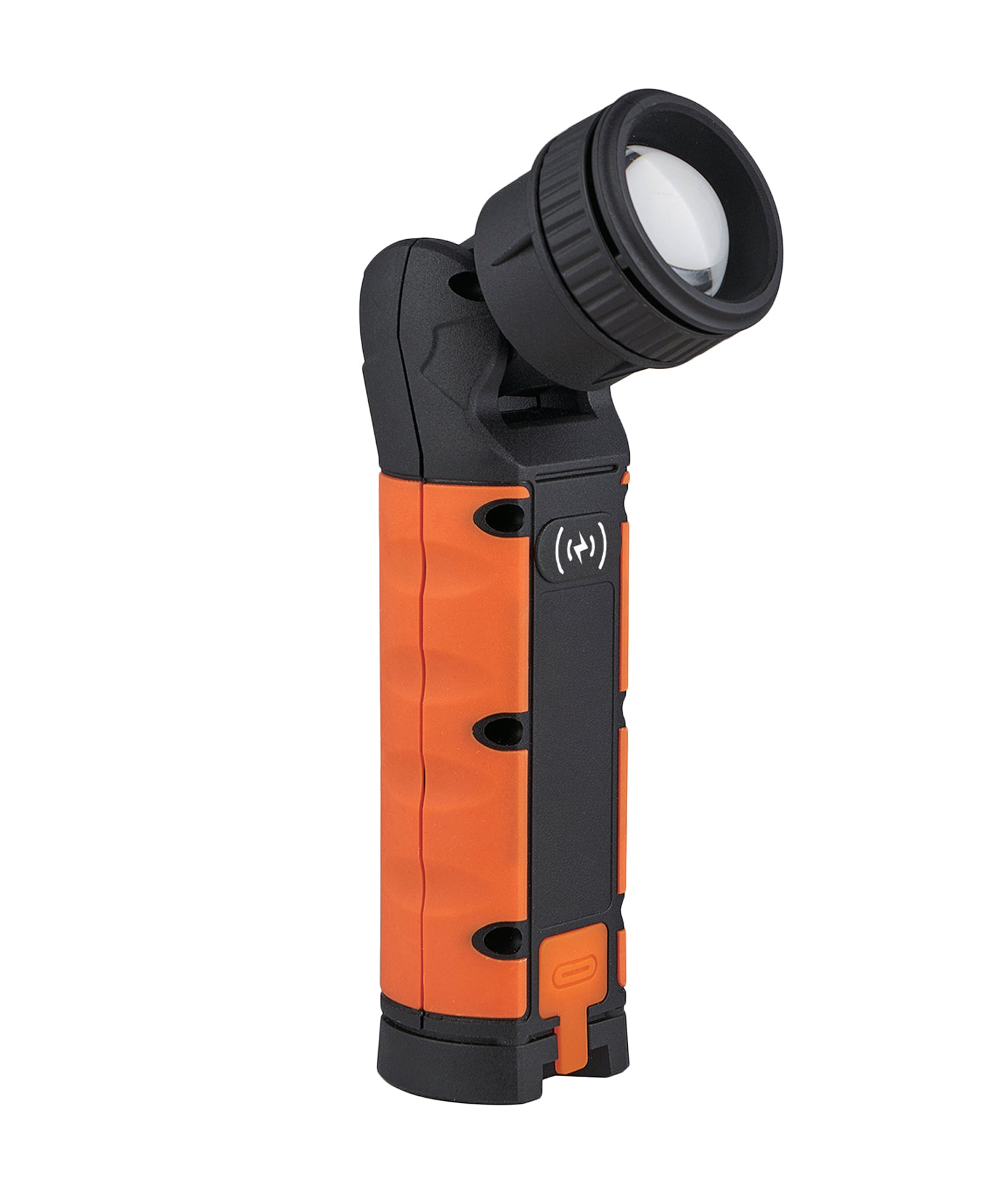 Adjustable LED Rechargeable Max 900LM Flood & Spot Beam Torch IP54 IK08