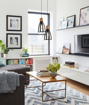 Modern Scandinavian Wood Convex Cone Pendant Lights