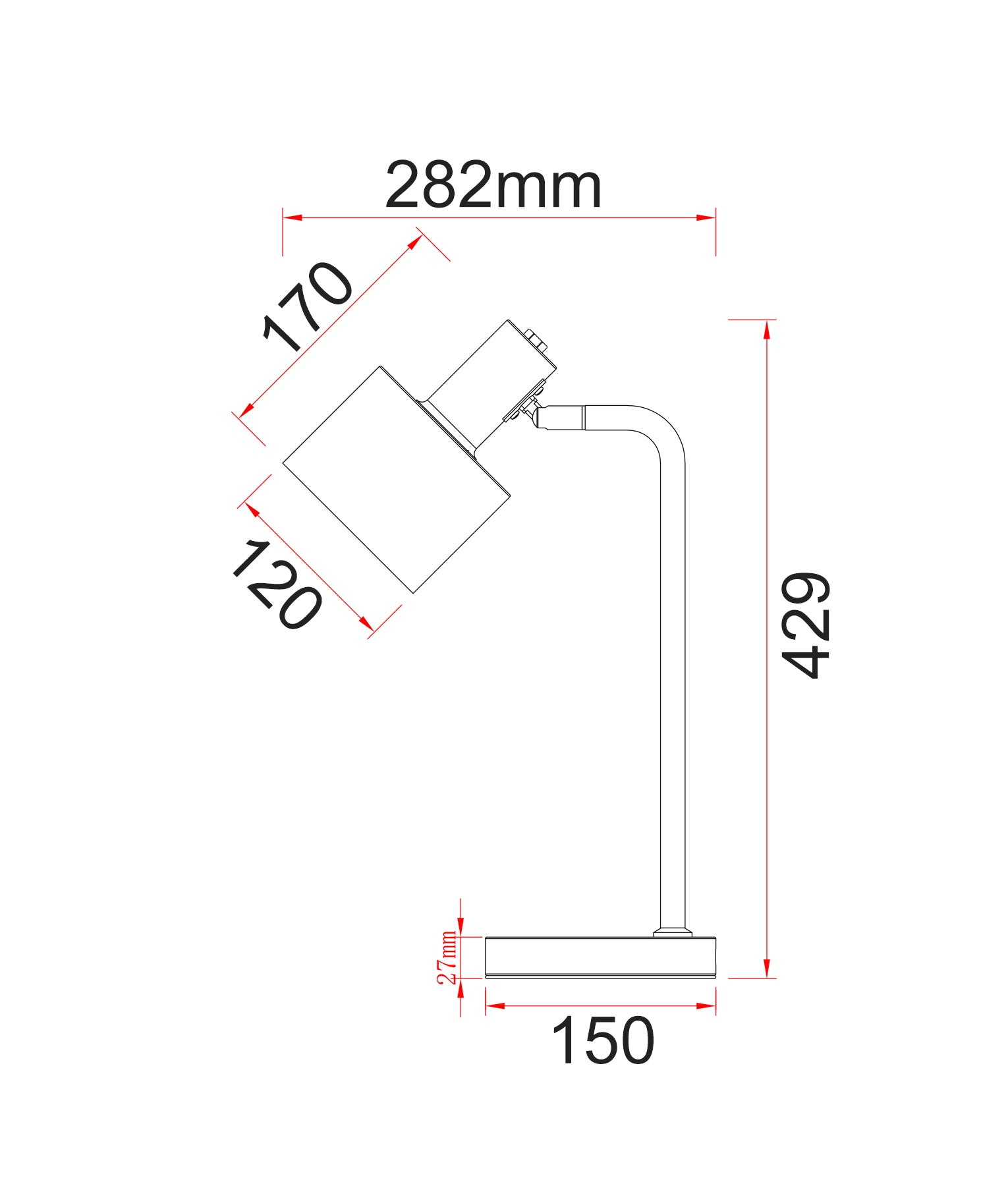 Modern Cylinder Iron Shade with Antique Brass Highlight Table Lamps