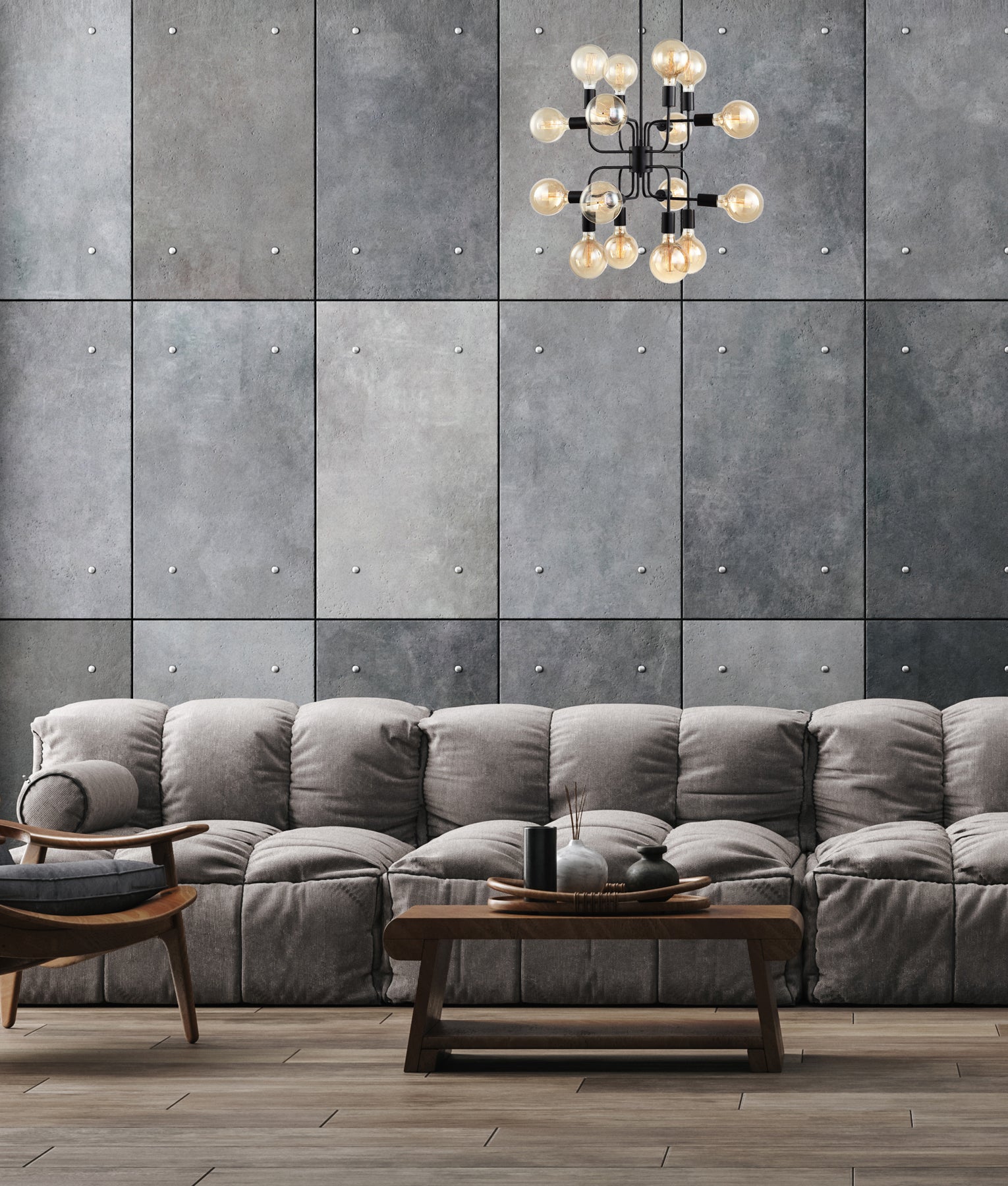 Interior Modern Abstract Pendant Light - 16 Lamps