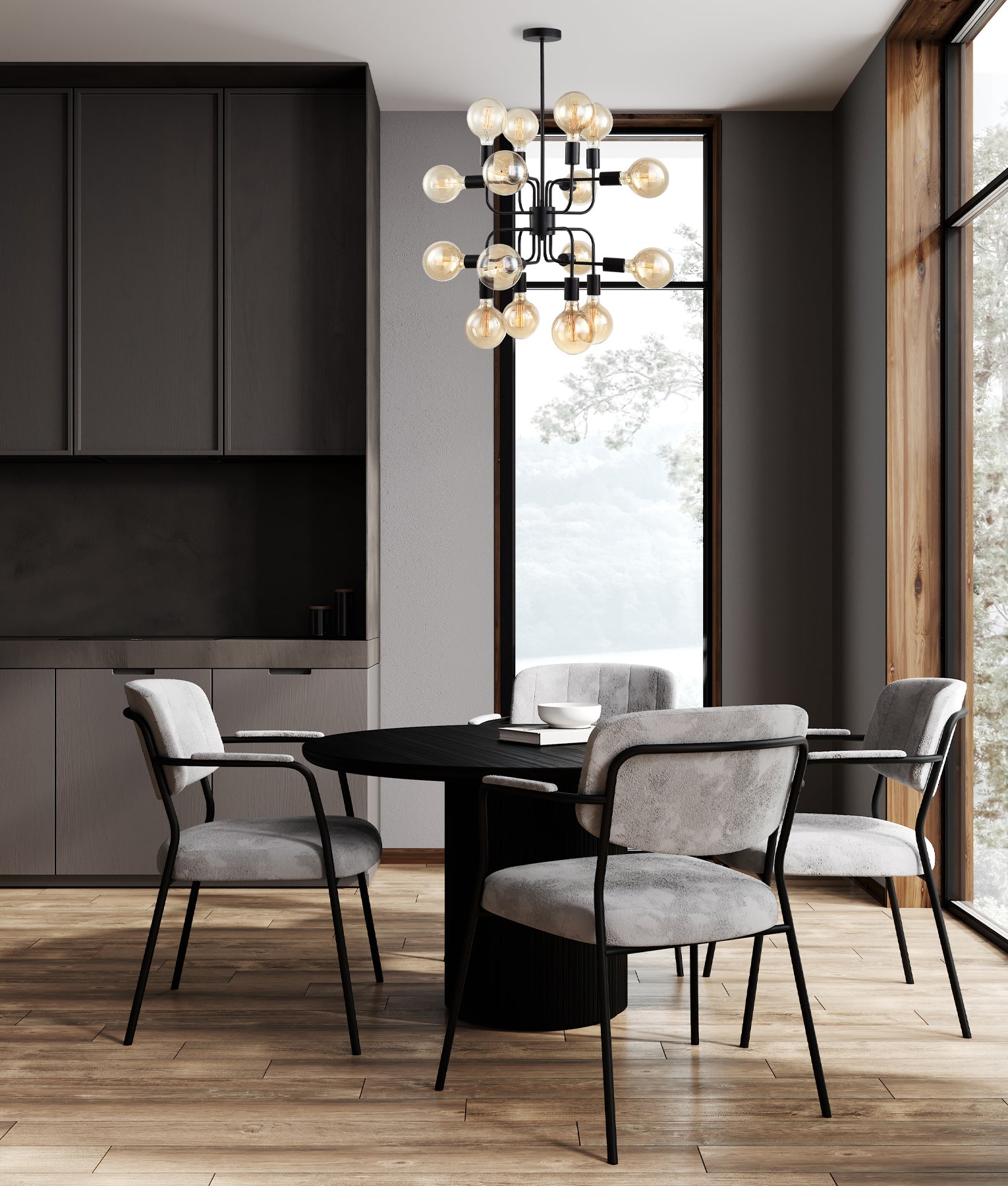 Interior Modern Abstract Pendant Light - 16 Lamps