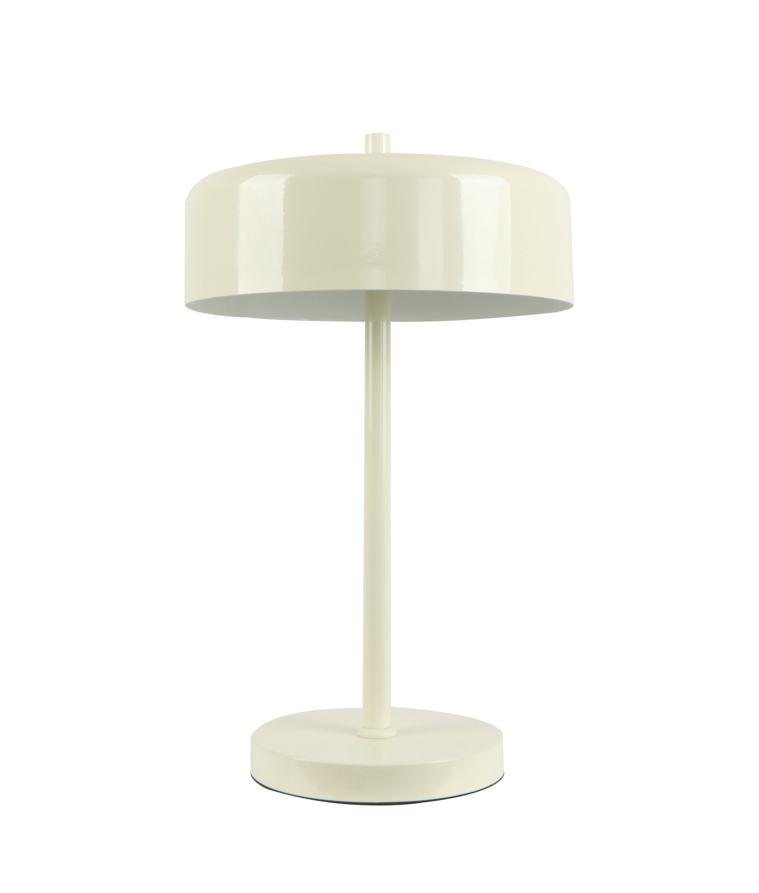 Minimalist Scandinavian Interior Drum Iron Shade Table Lamps