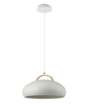 Interior LED Tri-CCT Dome with Brass Highlight Pendant Lights