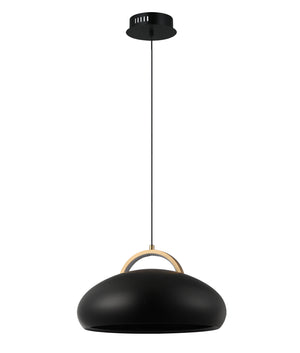 Interior LED Tri-CCT Dome with Brass Highlight Pendant Lights