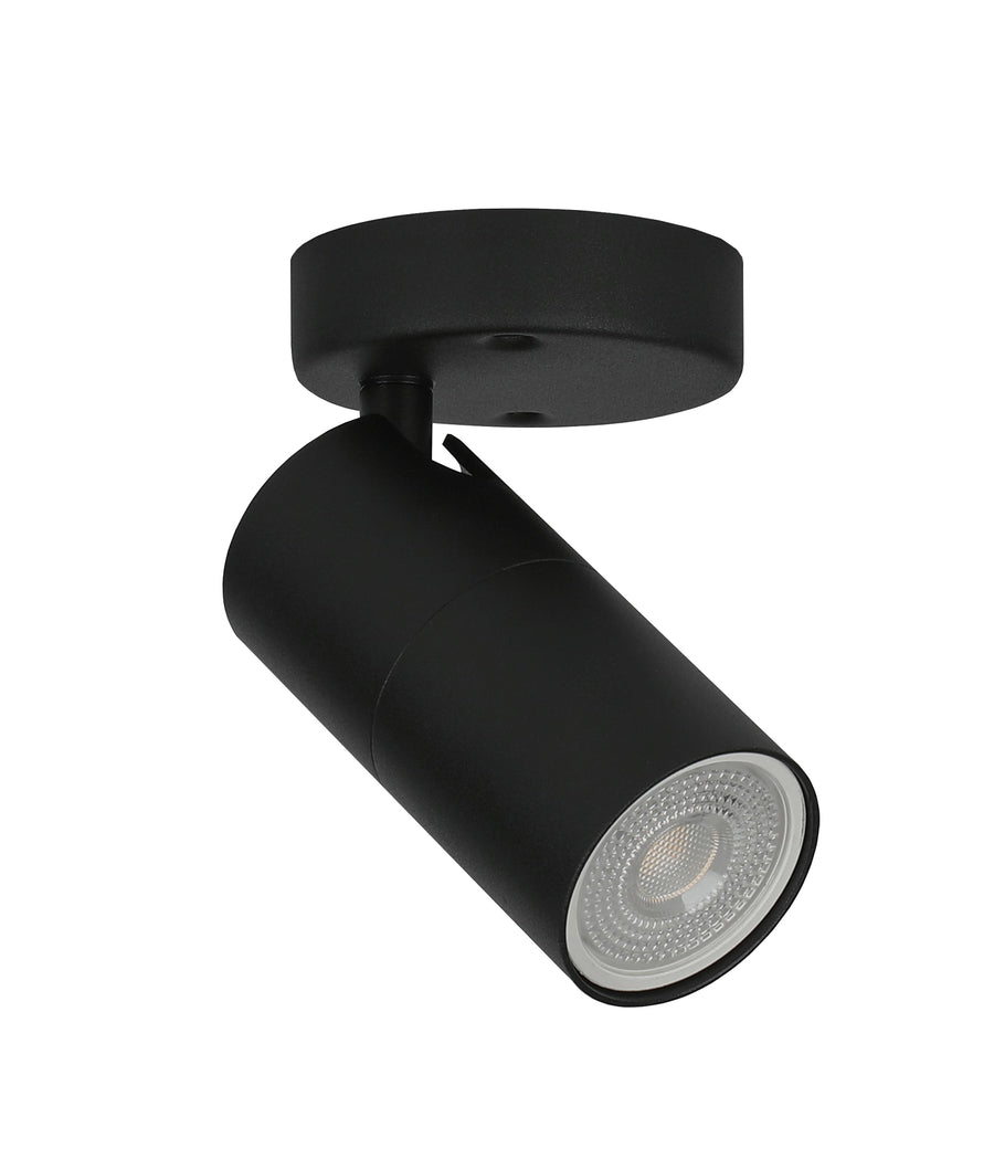 Interior 1xGU10 Single Adjustable Head Round Base Ceiling Spot Lights