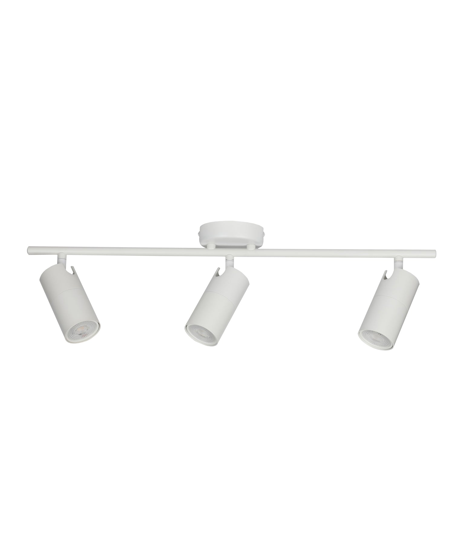 Interior 3xGU10 Triple Adjustable Head Round Base Ceiling Spot Lights