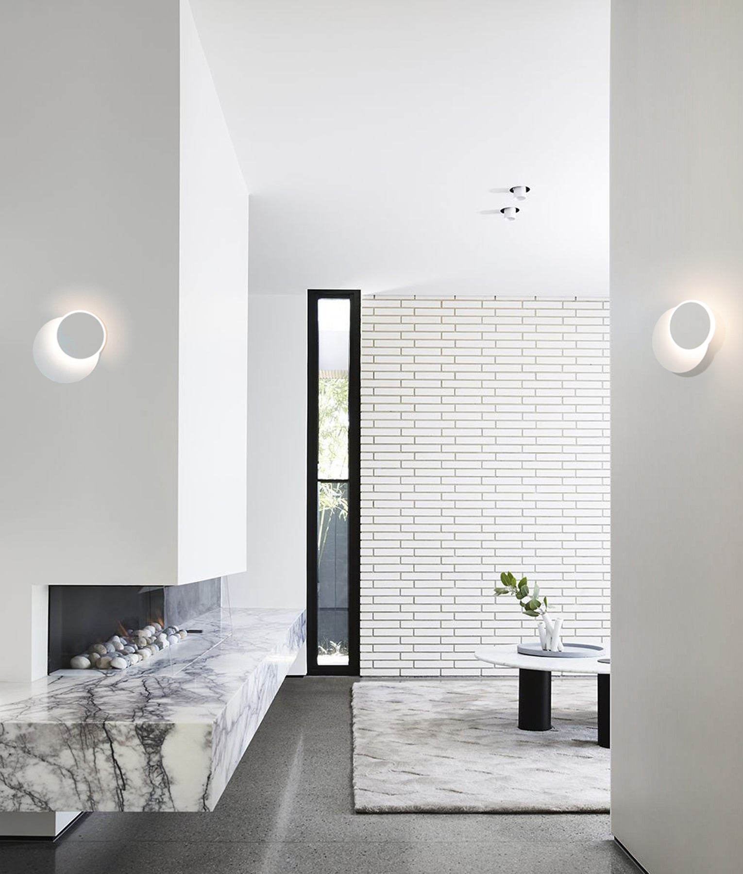 Interior LED Tri-CCT Round Rotatable Dimmable Wall Light