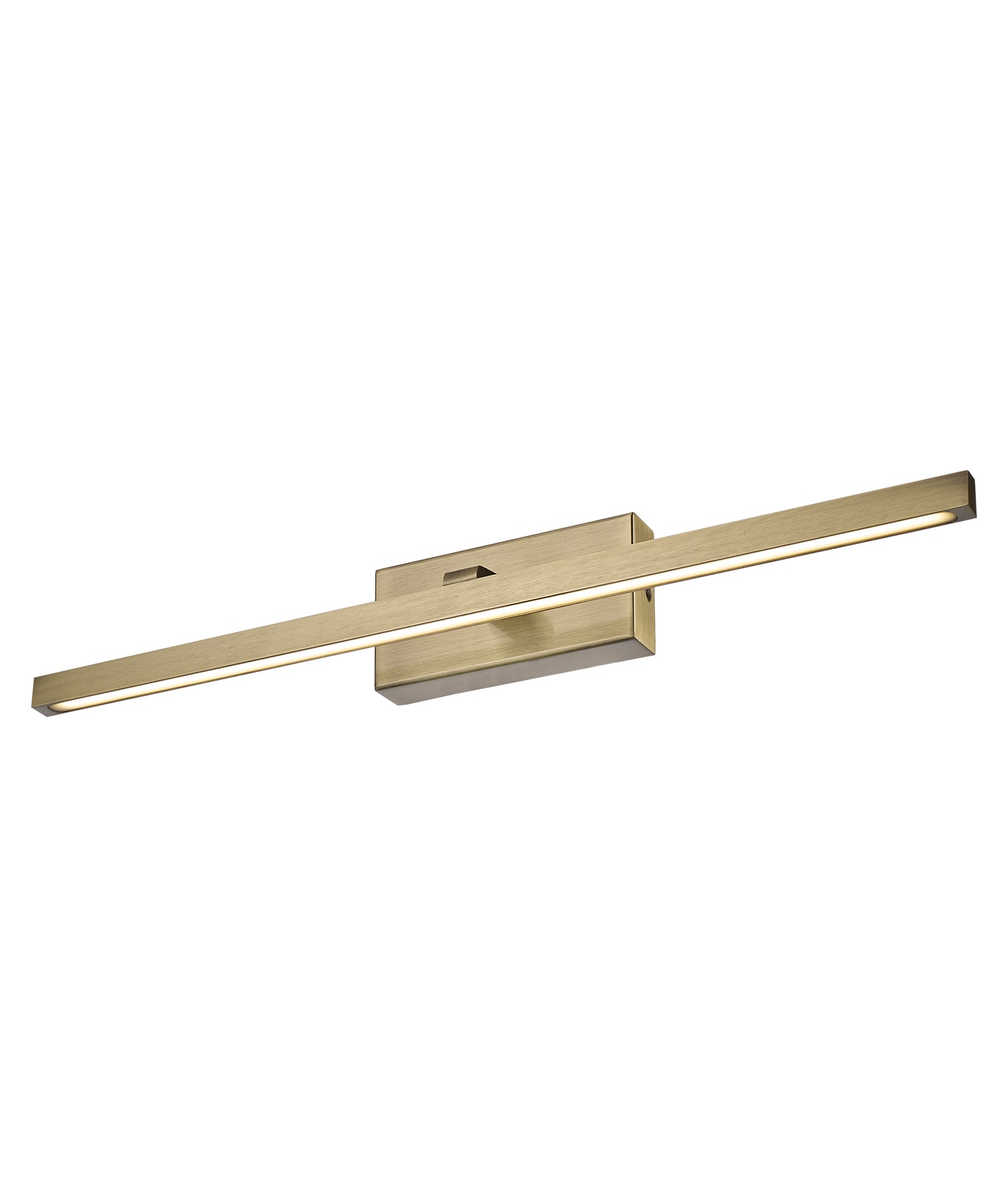 LED Interior Linear Tri-CCT Vanity Picture Wall Lights (Antique Brass) IP44