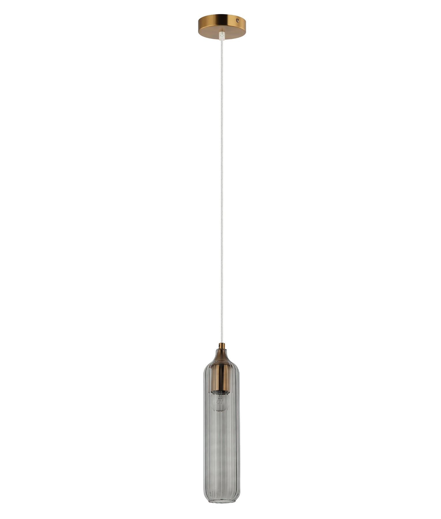Modern Interior Glass Cylinder Pendant Lights