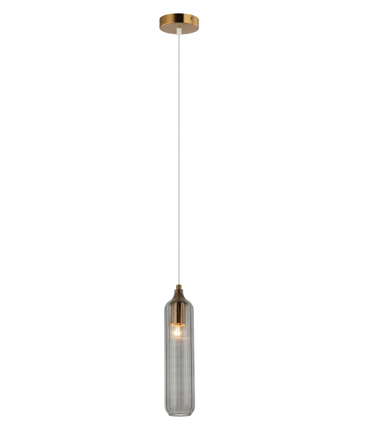 Modern Interior Glass Cylinder Pendant Lights