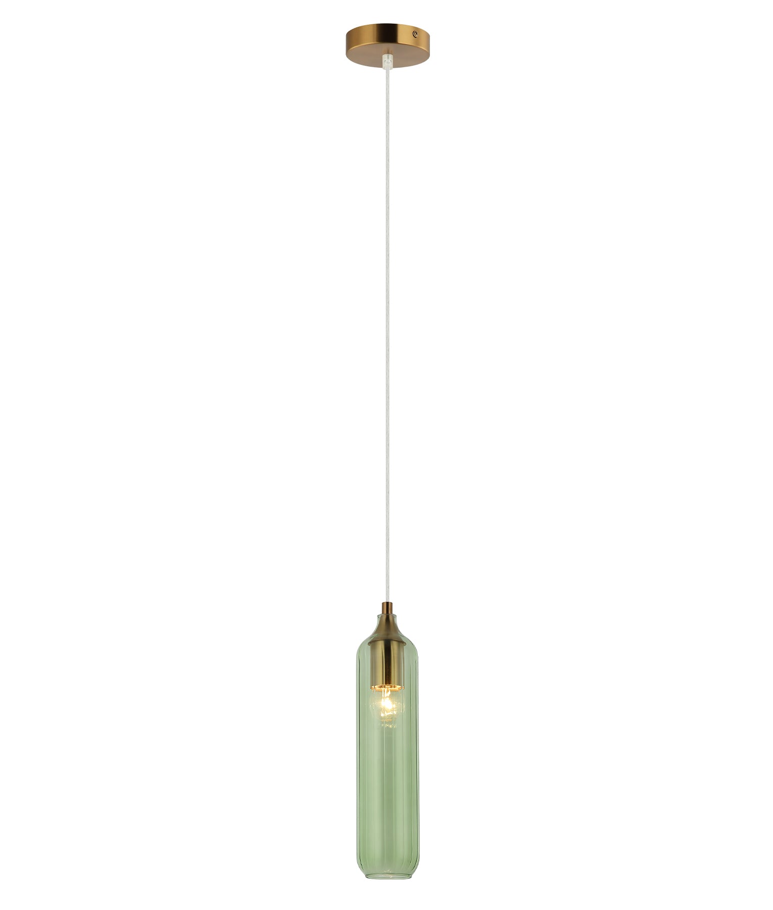 Modern Interior Glass Cylinder Pendant Lights