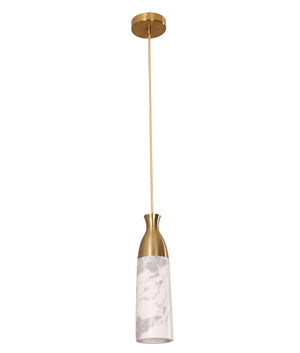 Modern Interior Marble Cylinder Pendant Lights