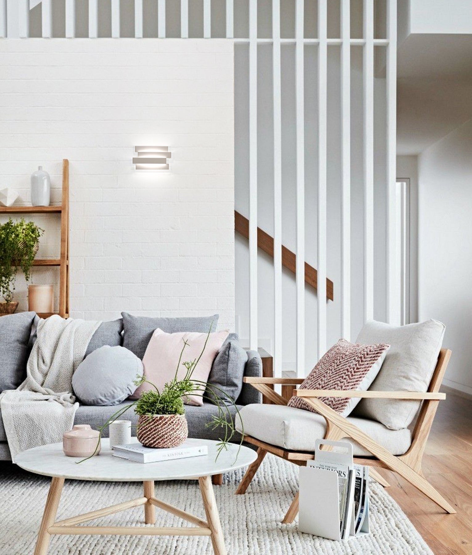 Interior LED Tri-CCT Rectangular Up/Down Dimmable Wall Light