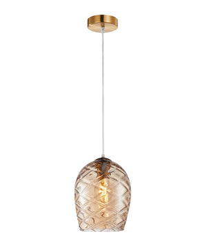 Interior Wine Glass Shade Segmented Glass  Pendant Lights