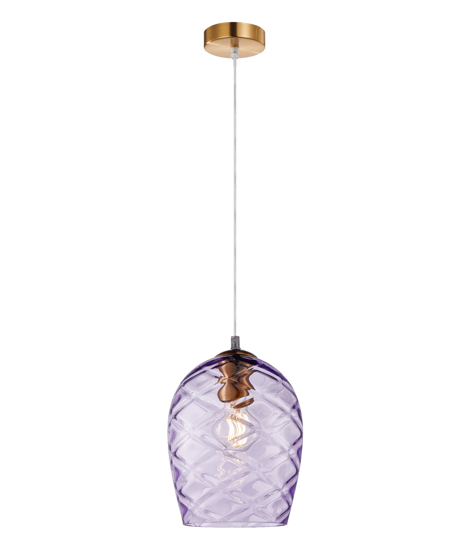 Interior Wine Glass Shade Segmented Glass  Pendant Lights