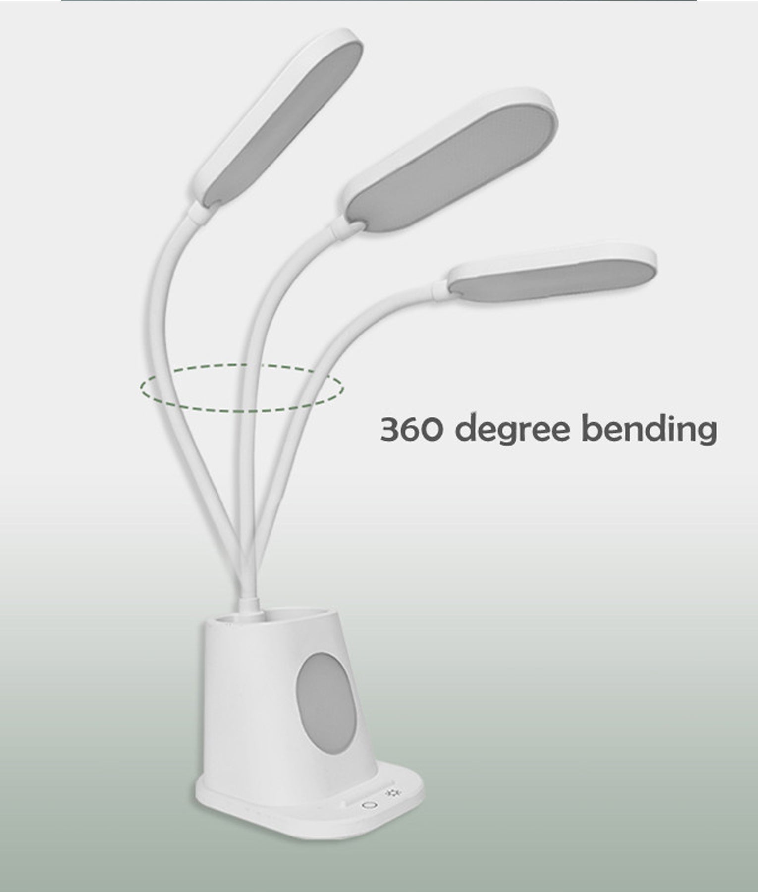 LED Rechargeable Portable Functional Touch Table Lamp