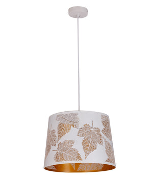 Interior Slanted with Maple Leaf Pattern Laser Cut Pendant Lights