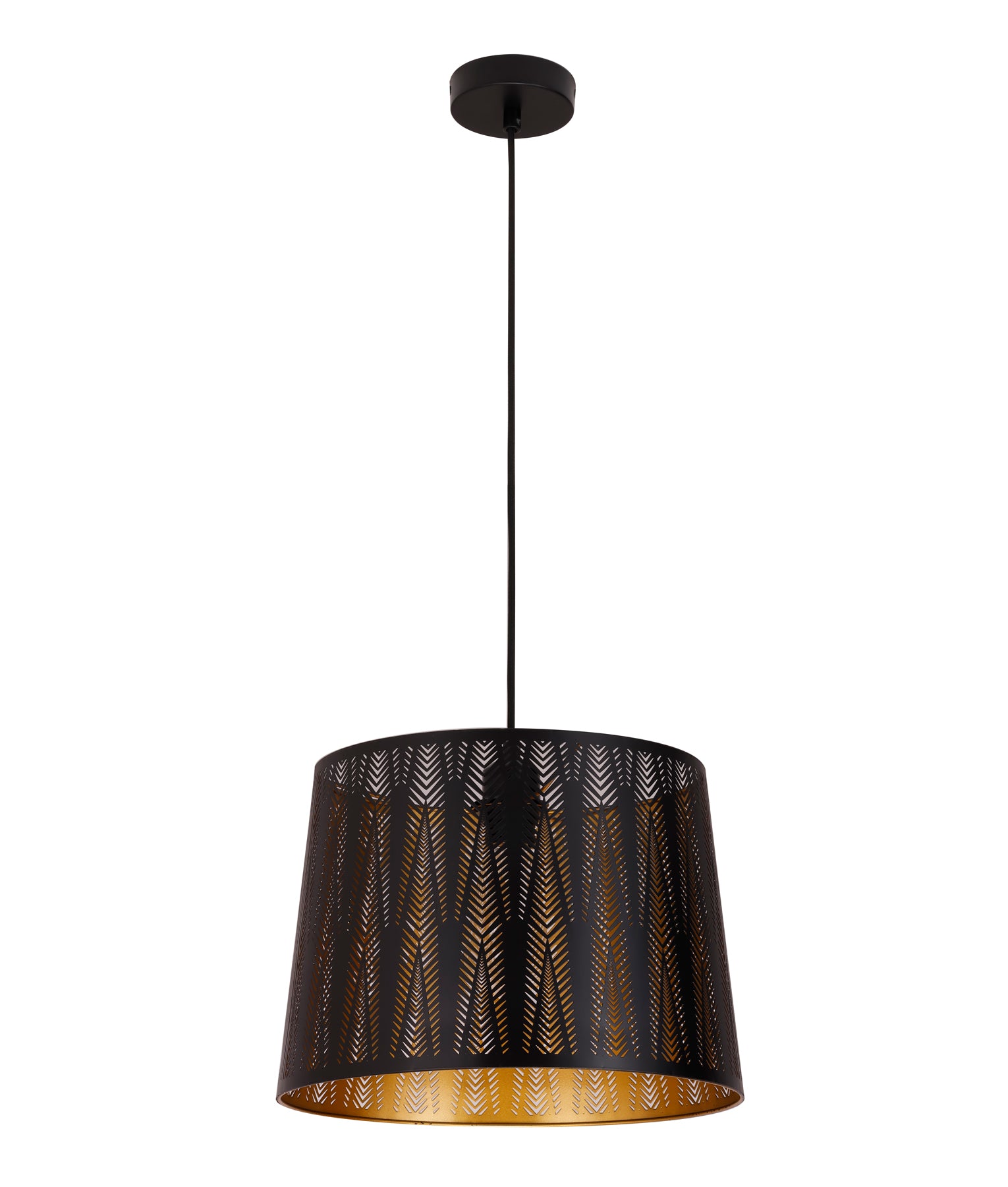 Modern Interior Slanted with Vector Pattern Laser Cut Pendant Lights