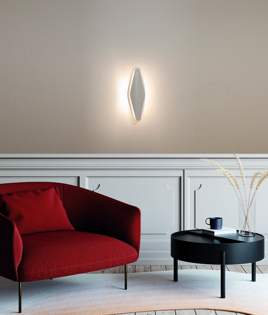 Interior LED Tri-CCT Interior Oval Dimmable Wall Light