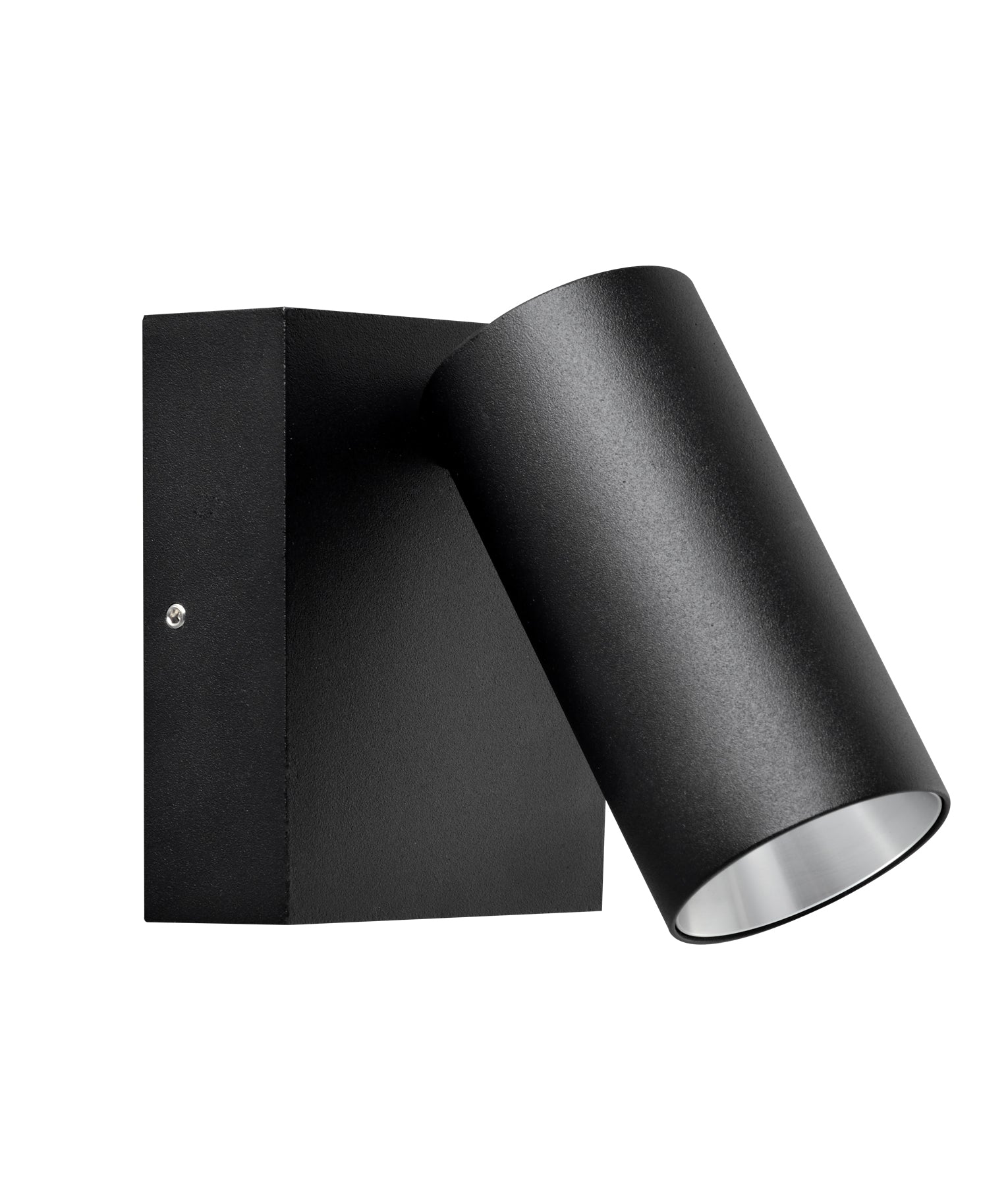 LED Tri-CCT Single Adjustable Wall/Pillar Light (Matte Black)