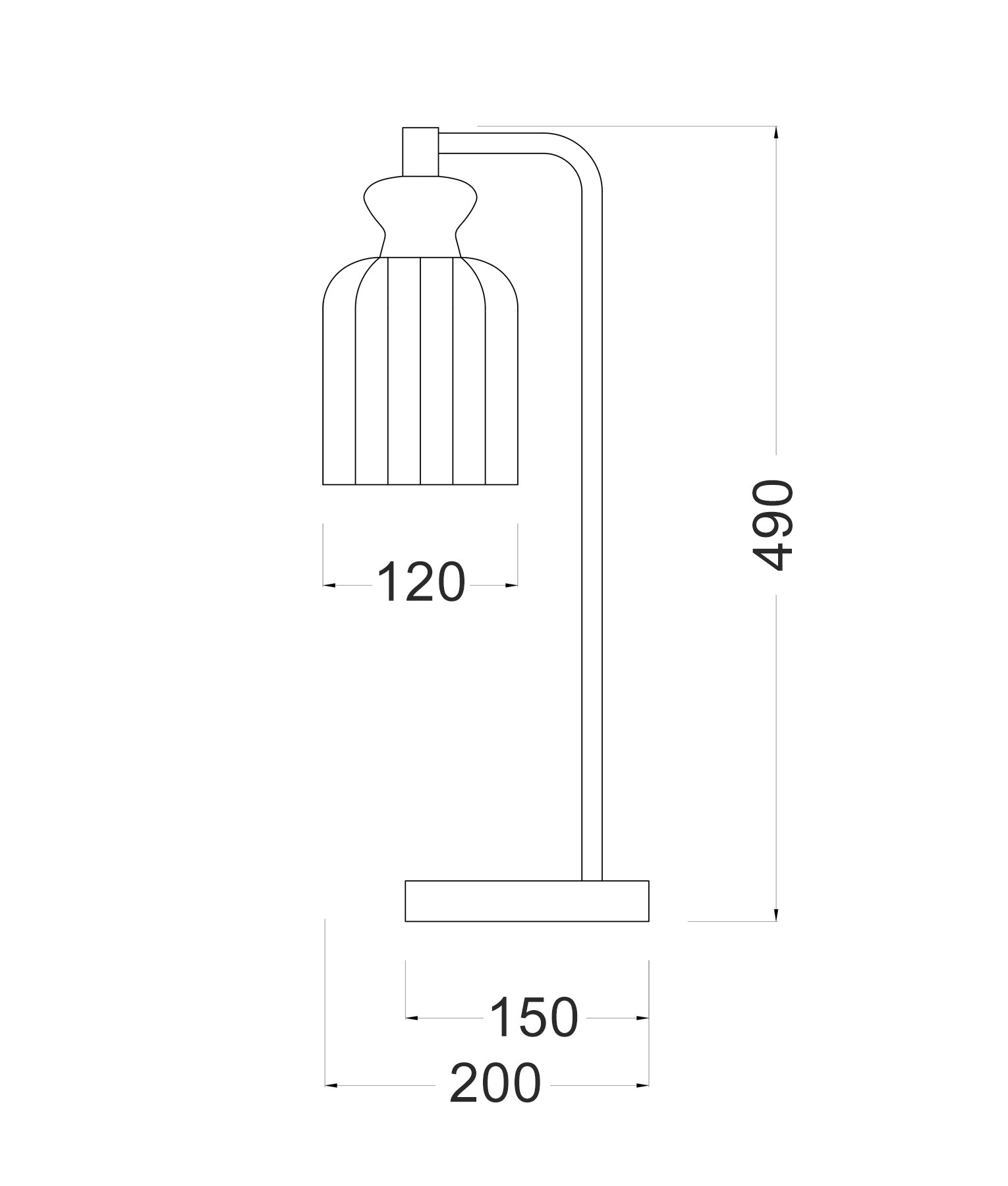 Interior Ellipse Clear Glass Shade Marble Base Table Lamps