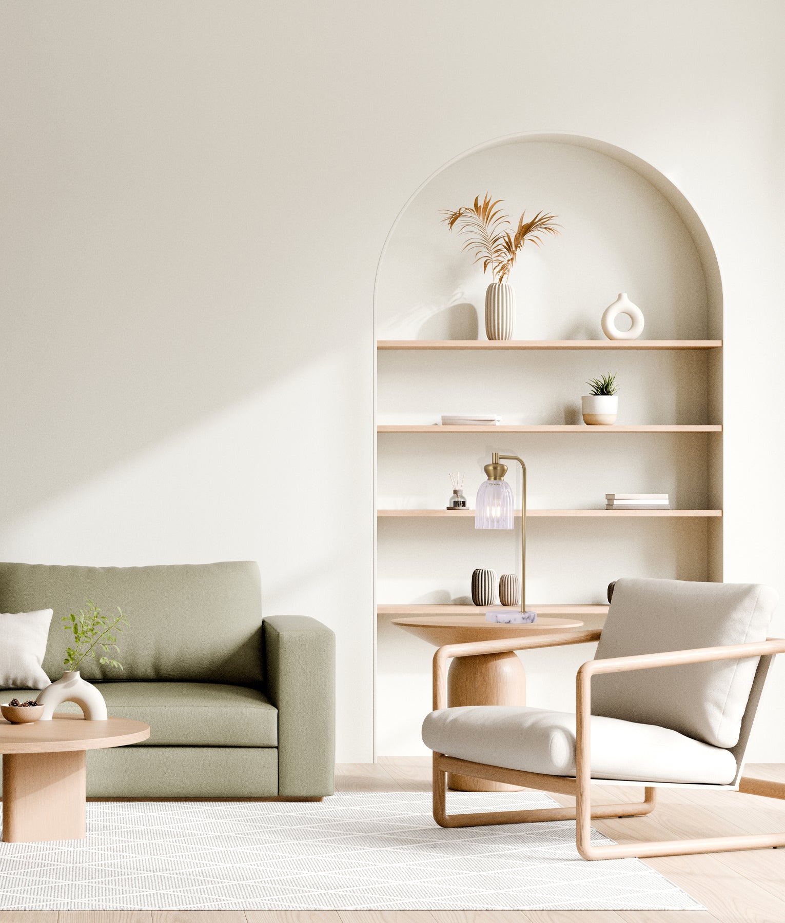 Interior Ellipse Clear Glass Shade Marble Base Table Lamps