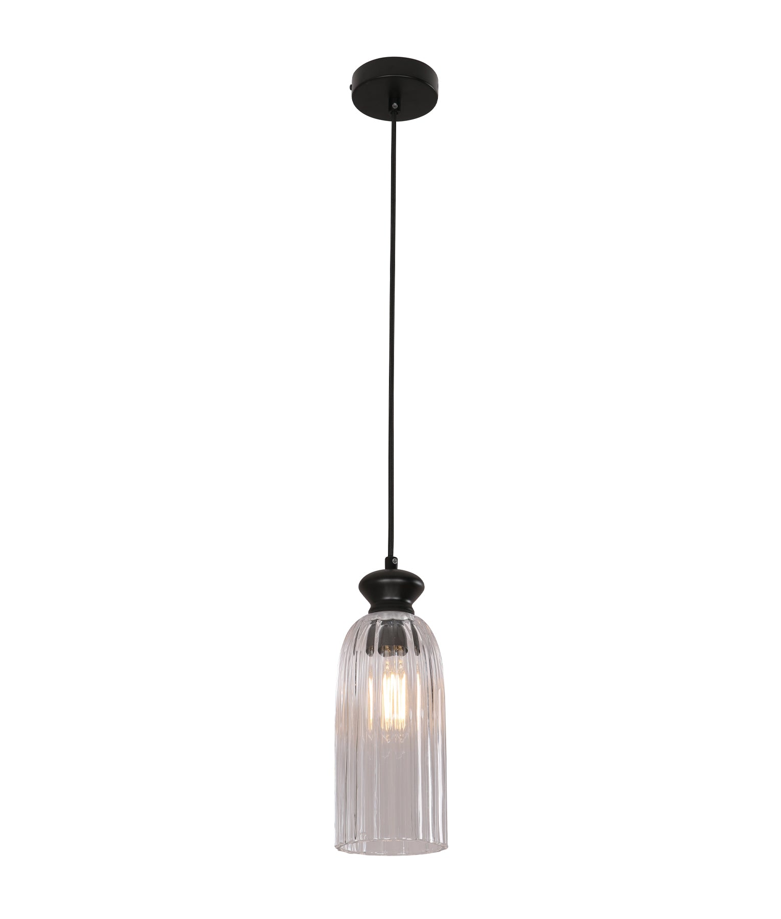 Interior Ellipse Clear Glass Shade Pendant Lights