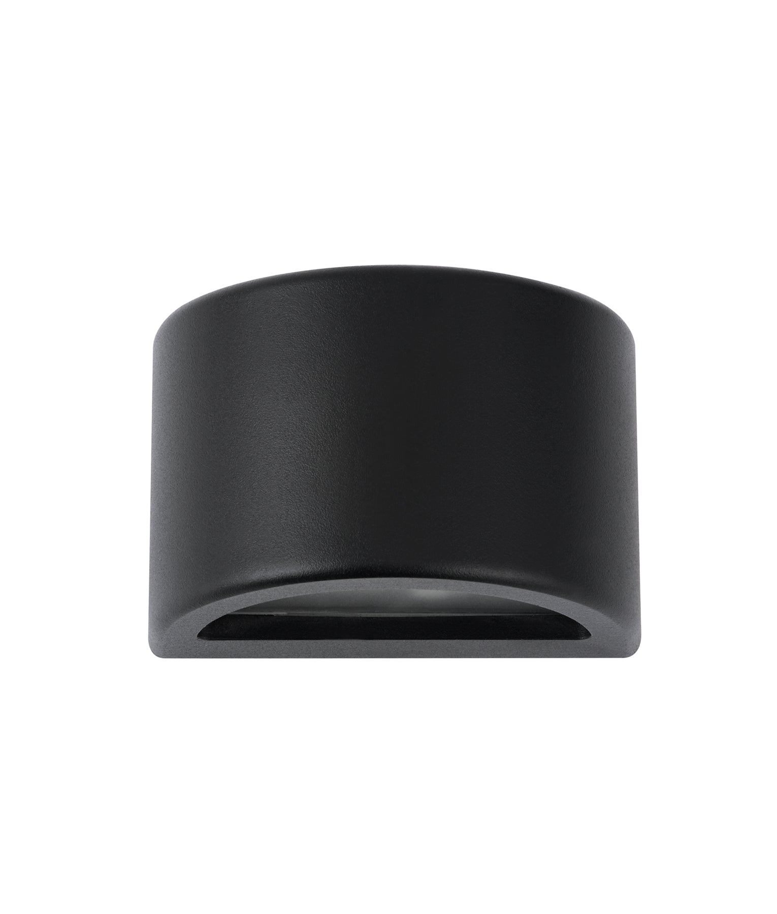 Exterior 12V Matte Black Curved Surface Mounted Step / Wall Lights IP65