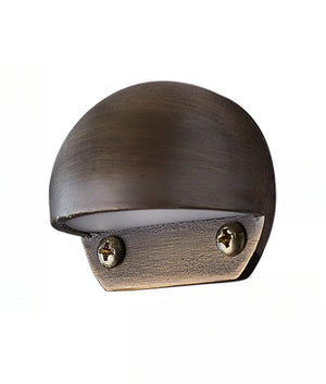 Exterior LED 12V Bronze/ Brass Eyelid Step / Wall Lights IP65