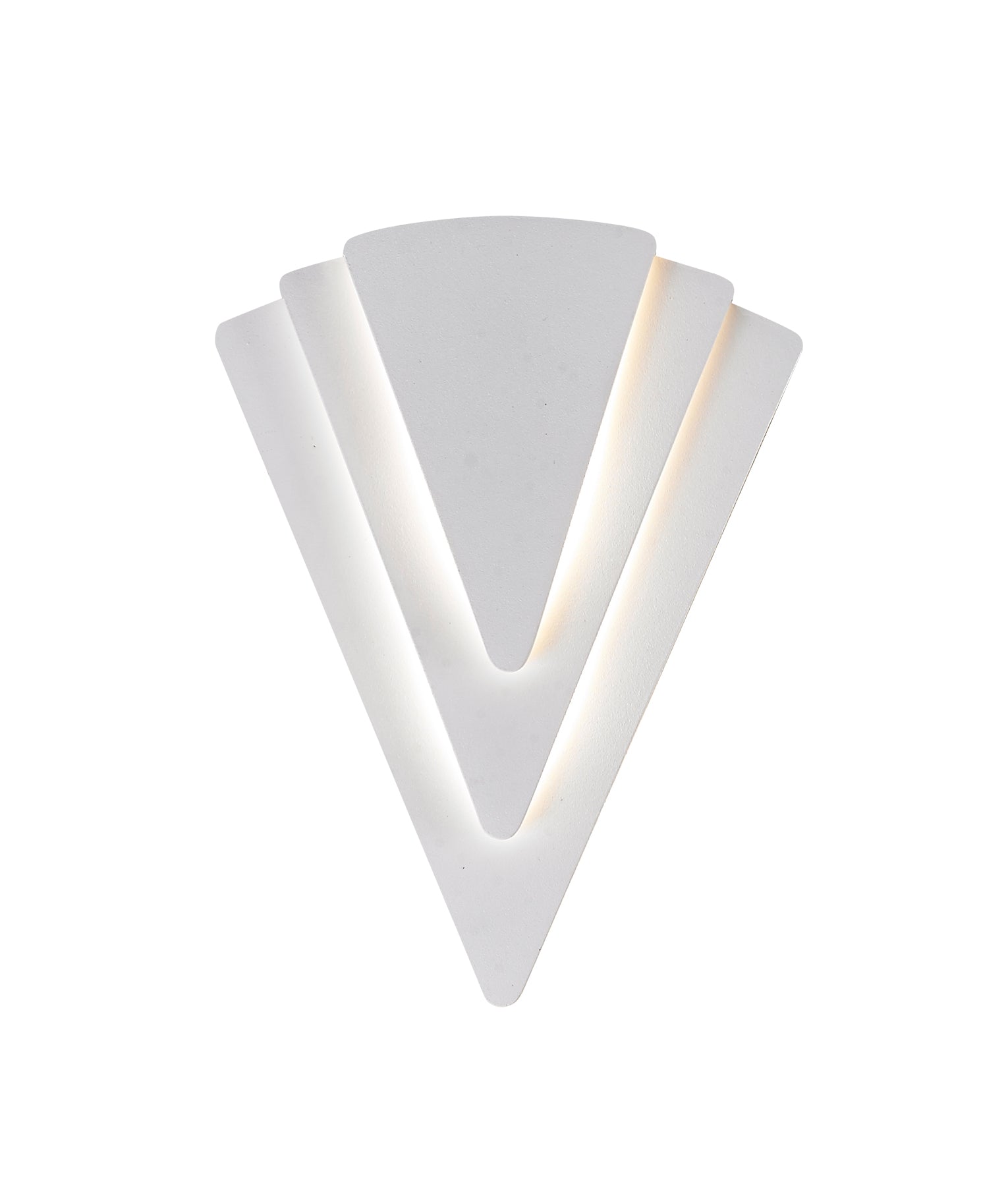 Interior LED Dual-CCT Triangular Dimmable Wall Light