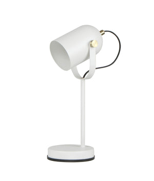 Modern Ellipse Shade with Antique Brass Highlight Table Lamps