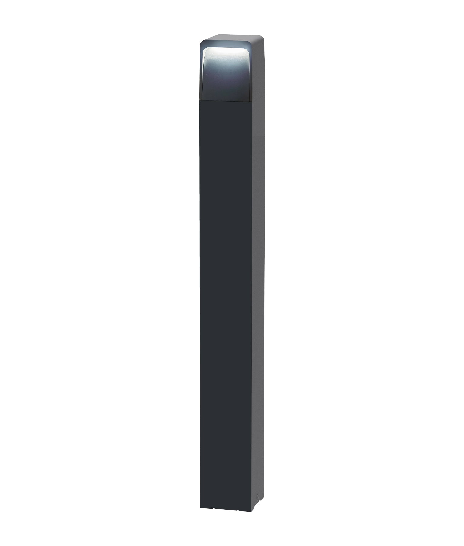 Exterior LED Tri-CCT Dark Grey Garden Bollard Light IP65