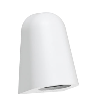 Exterior GU10/MR16 Matte White Aluminium Surface Mounted Cone Wall Lights IP65