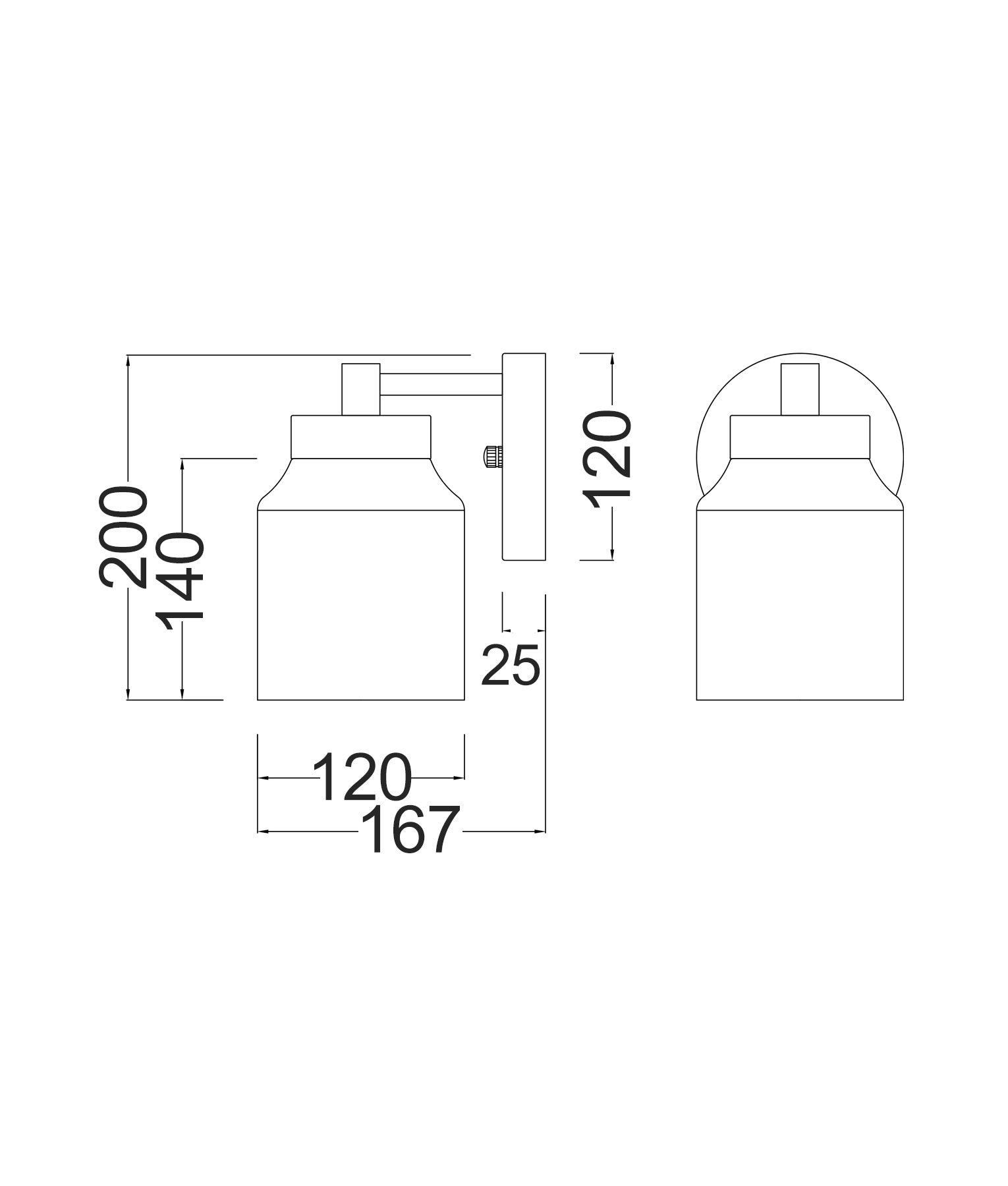 Interior White Jar Alabaster with Brass Highlight Wall Light