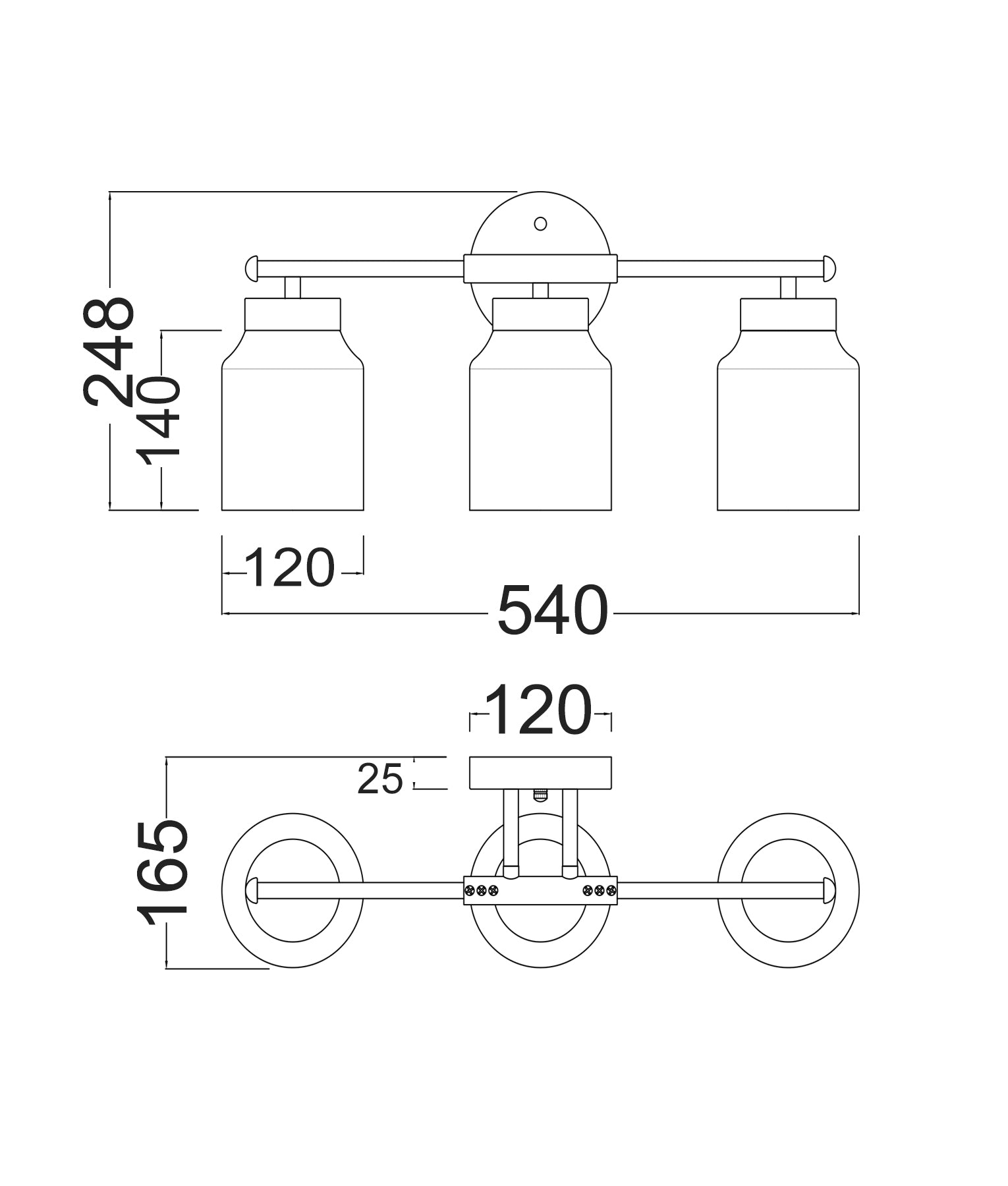 Interior White Jar Alabaster with Brass Highlight Wall Light