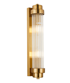 Interior Up/Down Tubular Clear Glass Rods Wall Lights