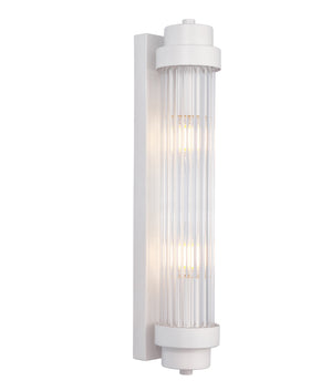 Interior Up/Down Tubular Clear Glass Rods Wall Lights