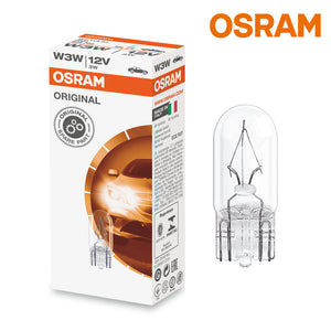 Osram Auto Globe Wedge 2821 W3W 12V 3W W2.1x9.5d