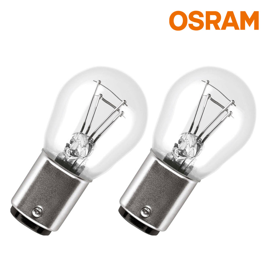 10Pack or 2Pack Osram Automotive Globes 7225 BAYONET CAP P21/4W 12V 21/4W BAZ15D
