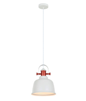 Industrial Scandinavian Bell Shape With Copper Highlights Pendant Lights