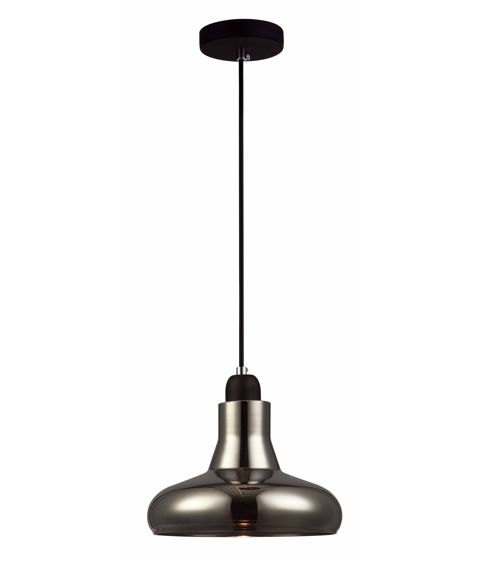 Modern Retro Black Champagne Glass Pendant Light