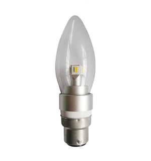 Candle Dimmable LED Clear & Frosted Diffuser Globes (4W)